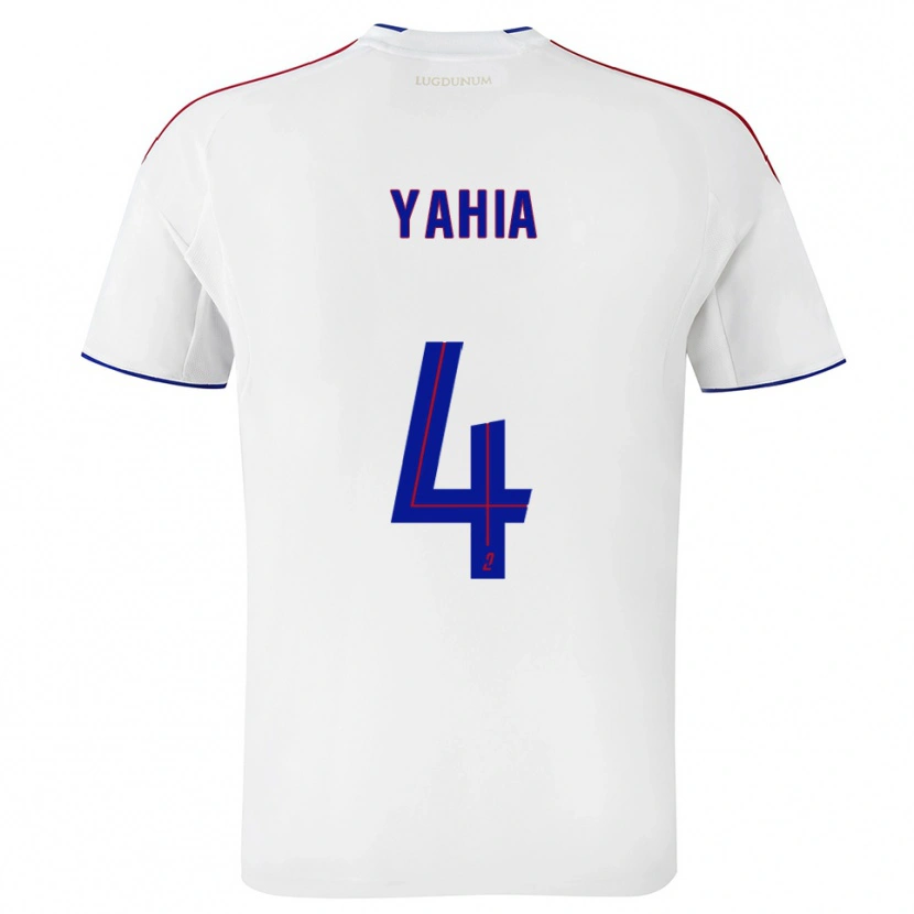 Danxen Kinder Kelyan Yahia #4 Weiß Rot Heimtrikot Trikot 2025/26 T-Shirt Österreich
