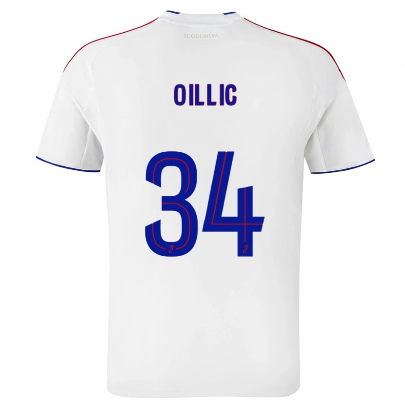 Danxen Kinder Laureen Oillic #34 Weiß Rot Heimtrikot Trikot 2025/26 T-Shirt Österreich
