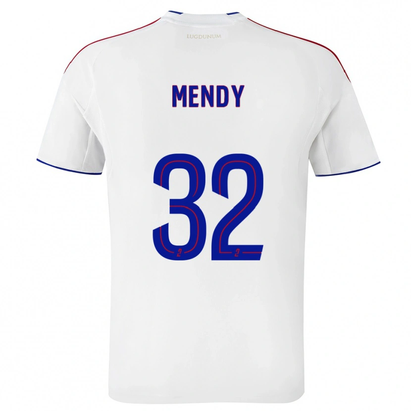 Danxen Kinder Maeline Mendy #32 Weiß Rot Heimtrikot Trikot 2025/26 T-Shirt Österreich