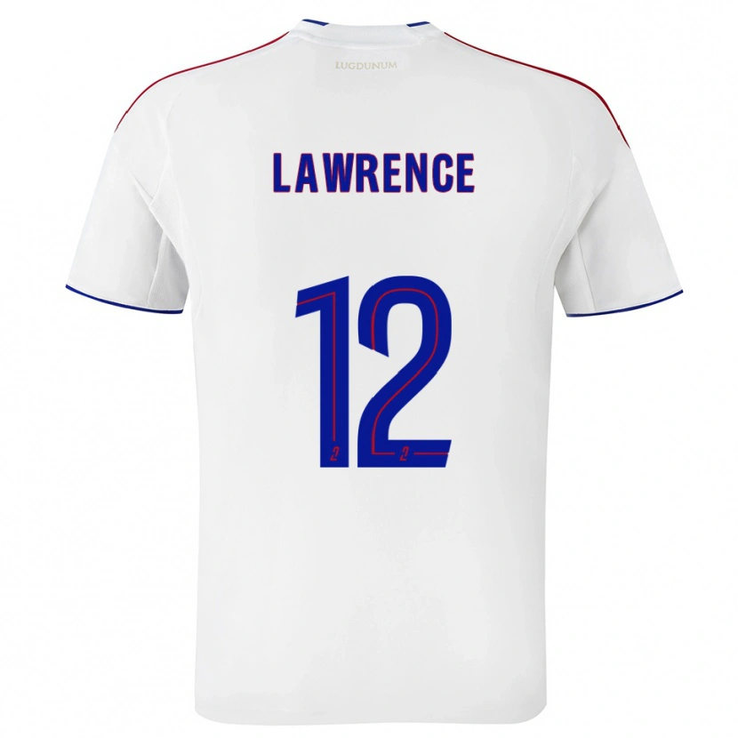 Danxen Kinder Ashley Lawrence #12 Weiß Rot Heimtrikot Trikot 2025/26 T-Shirt Österreich
