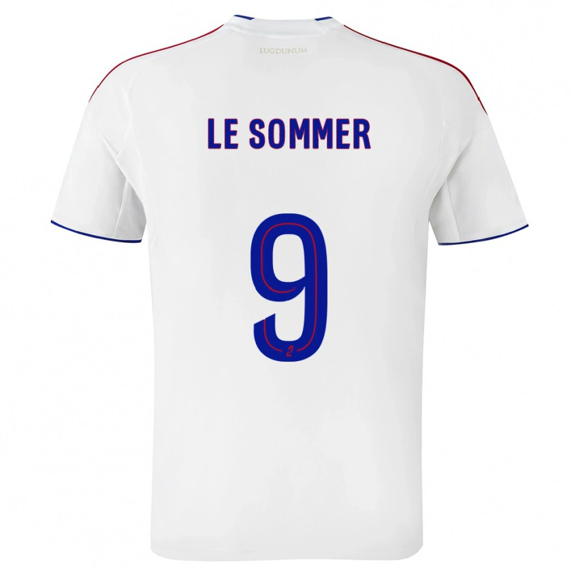 Danxen Kinder Eugenie Le Sommer #9 Weiß Rot Heimtrikot Trikot 2025/26 T-Shirt Österreich