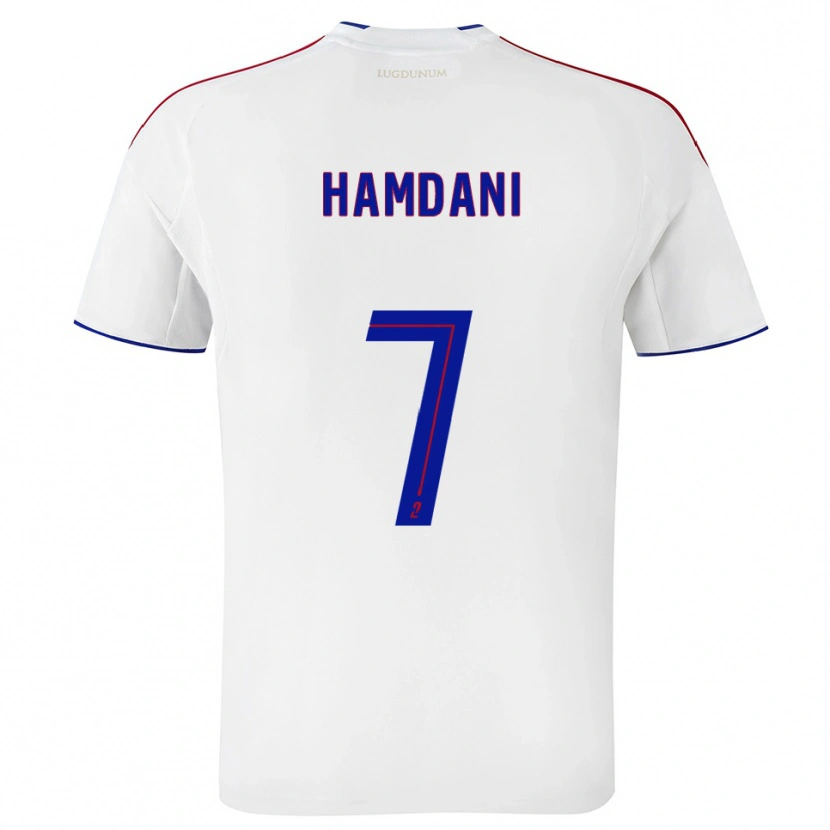 Danxen Kinder Adil Hamdani #7 Weiß Rot Heimtrikot Trikot 2025/26 T-Shirt Österreich