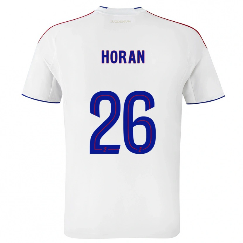 Danxen Kinder Lindsey Horan #26 Weiß Rot Heimtrikot Trikot 2025/26 T-Shirt Österreich