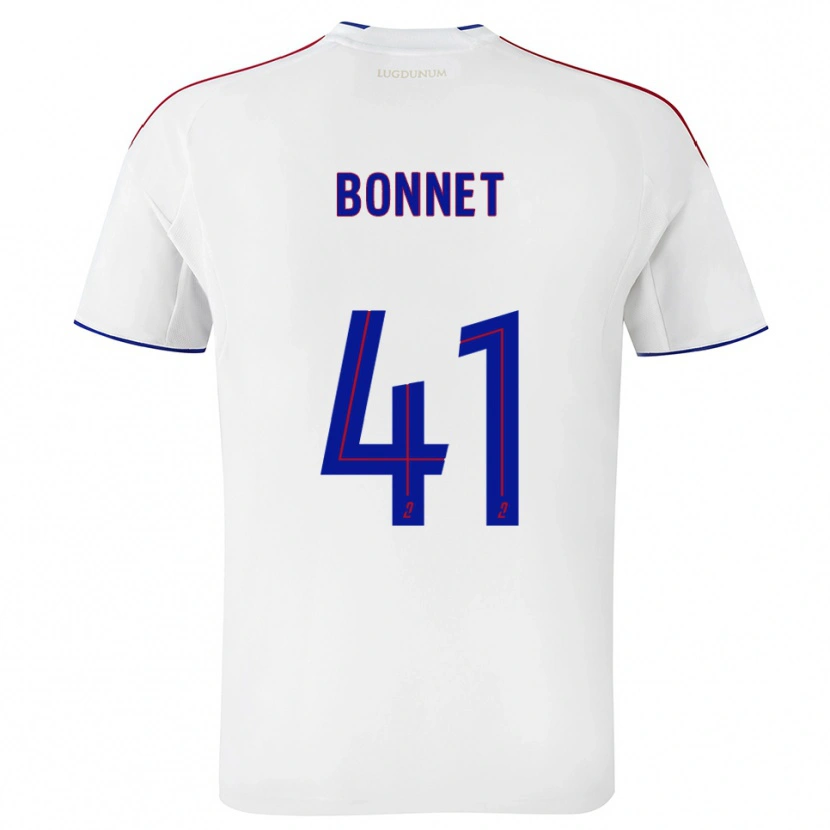 Danxen Kinder Noam Bonnet #41 Weiß Rot Heimtrikot Trikot 2025/26 T-Shirt Österreich