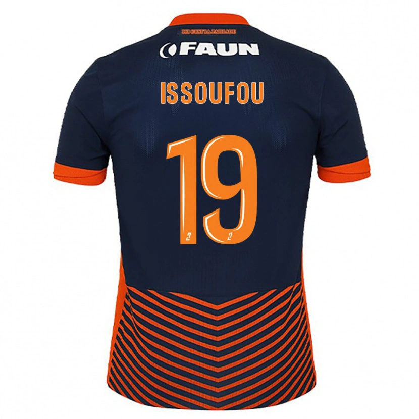 Danxen Kinder Yanis Issoufou #19 Mitternachtsblau Orange Heimtrikot Trikot 2025/26 T-Shirt Österreich