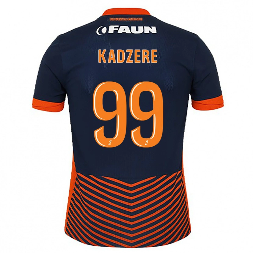 Danxen Kinder Rose Kadzere #99 Mitternachtsblau Orange Heimtrikot Trikot 2025/26 T-Shirt Österreich