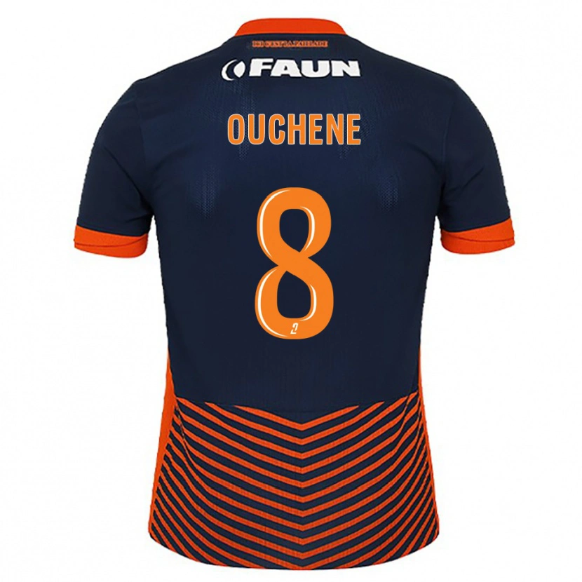 Danxen Kinder Sonia Ouchene #8 Mitternachtsblau Orange Heimtrikot Trikot 2025/26 T-Shirt Österreich
