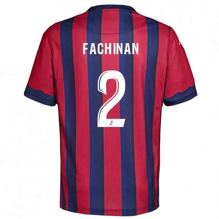 Danxen Kinder Léa Fachinan #2 Burgunder Marine Heimtrikot Trikot 2025/26 T-Shirt Österreich