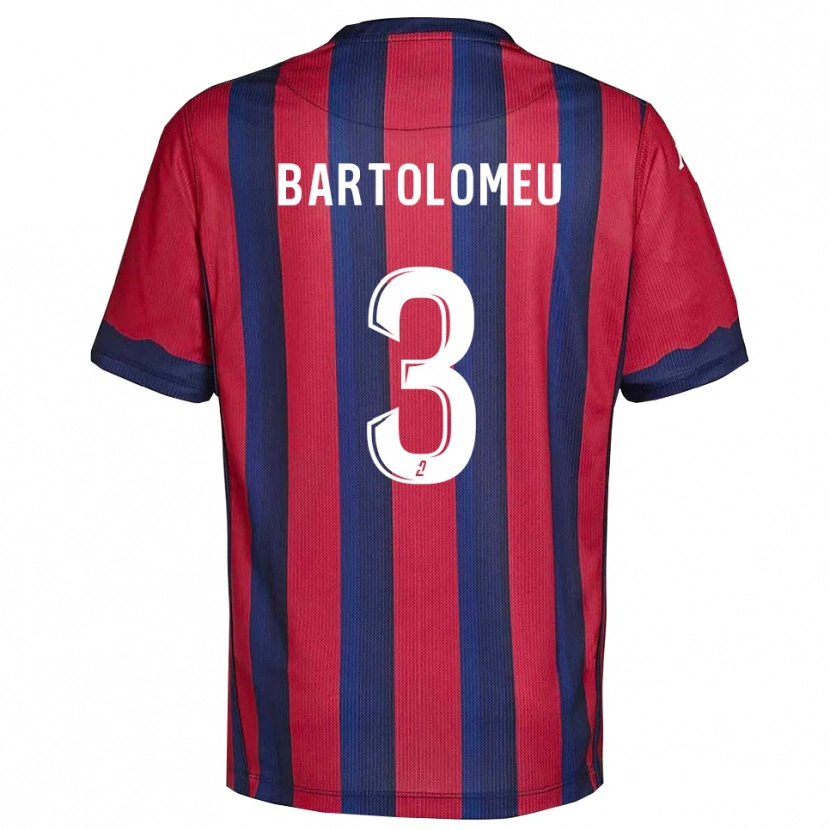 Danxen Kinder Malo Bartolomeu #3 Burgunder Marine Heimtrikot Trikot 2025/26 T-Shirt Österreich