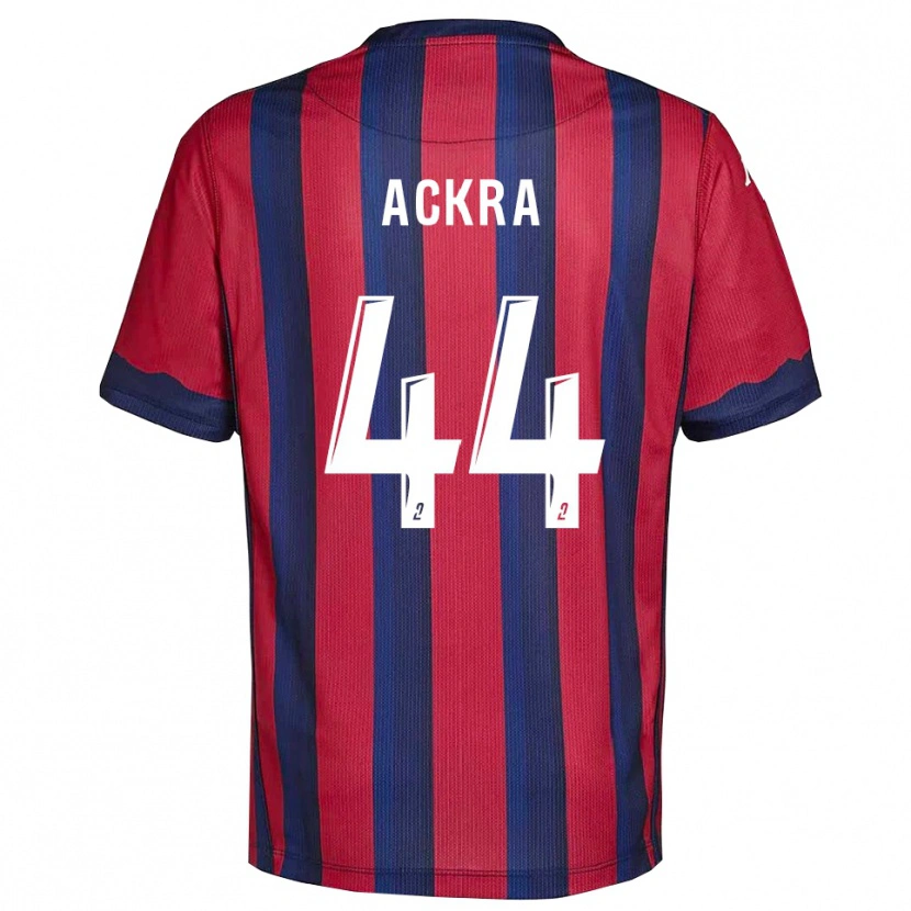 Danxen Kinder Allan Ackra #44 Burgunder Marine Heimtrikot Trikot 2025/26 T-Shirt Österreich