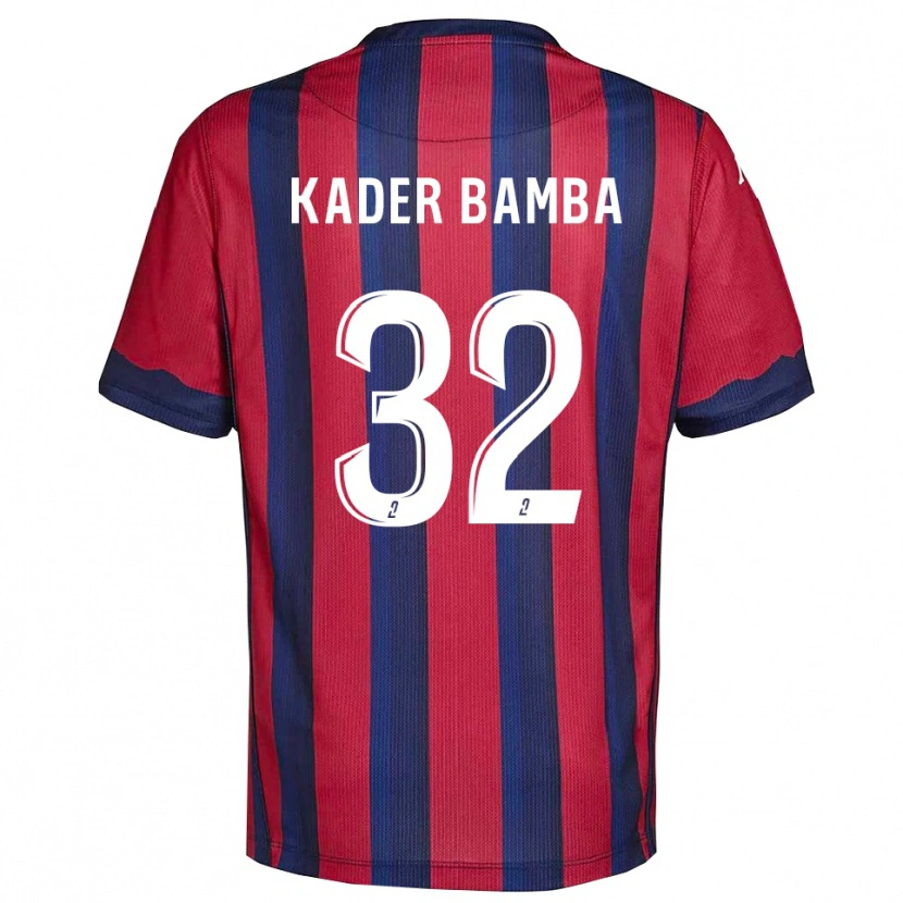 Danxen Kinder Abdoul Kader Bamba #32 Burgunder Marine Heimtrikot Trikot 2025/26 T-Shirt Österreich