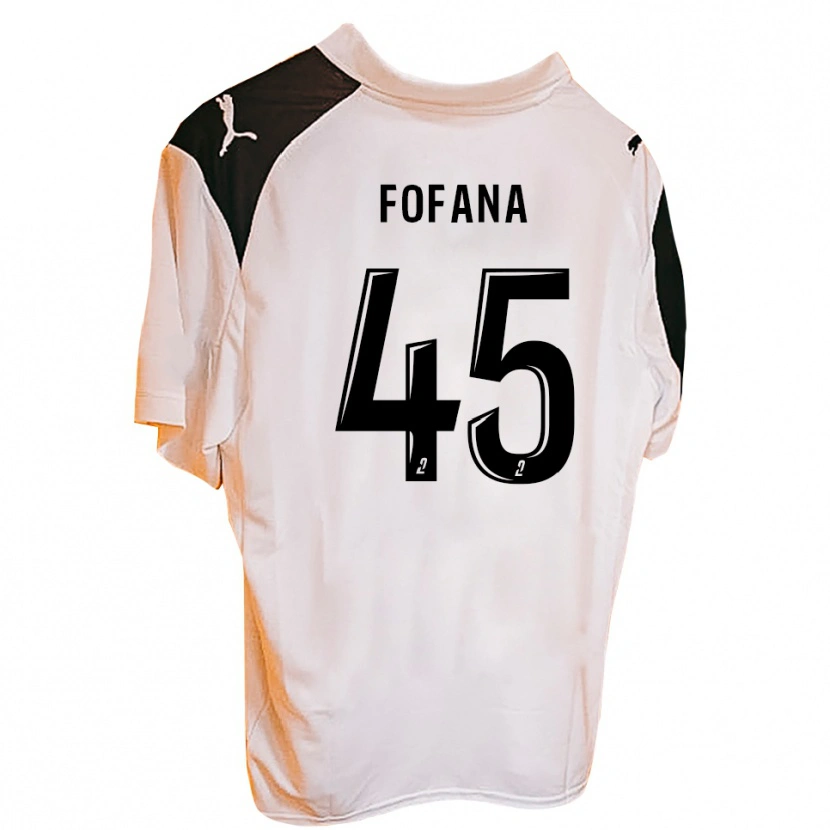 Danxen Kinder Ibrahim Fofana #45 Schwarz Weiß Heimtrikot Trikot 2025/26 T-Shirt Österreich