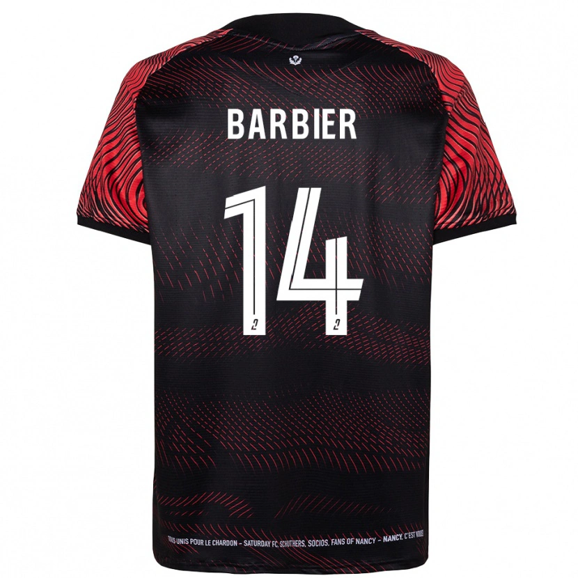 Danxen Kinder Hugo Barbier #14 Weiß Rot Heimtrikot Trikot 2025/26 T-Shirt Österreich