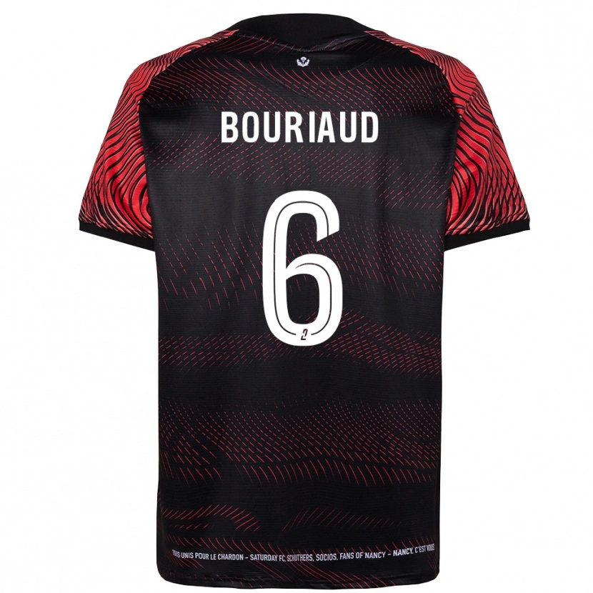 Danxen Kinder Teddy Bouriaud #6 Weiß Rot Heimtrikot Trikot 2025/26 T-Shirt Österreich