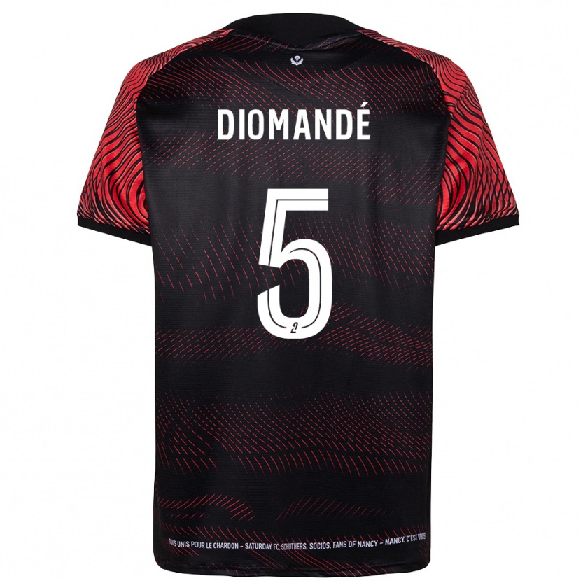 Danxen Kinder Paul Diomandé #5 Weiß Rot Heimtrikot Trikot 2025/26 T-Shirt Österreich