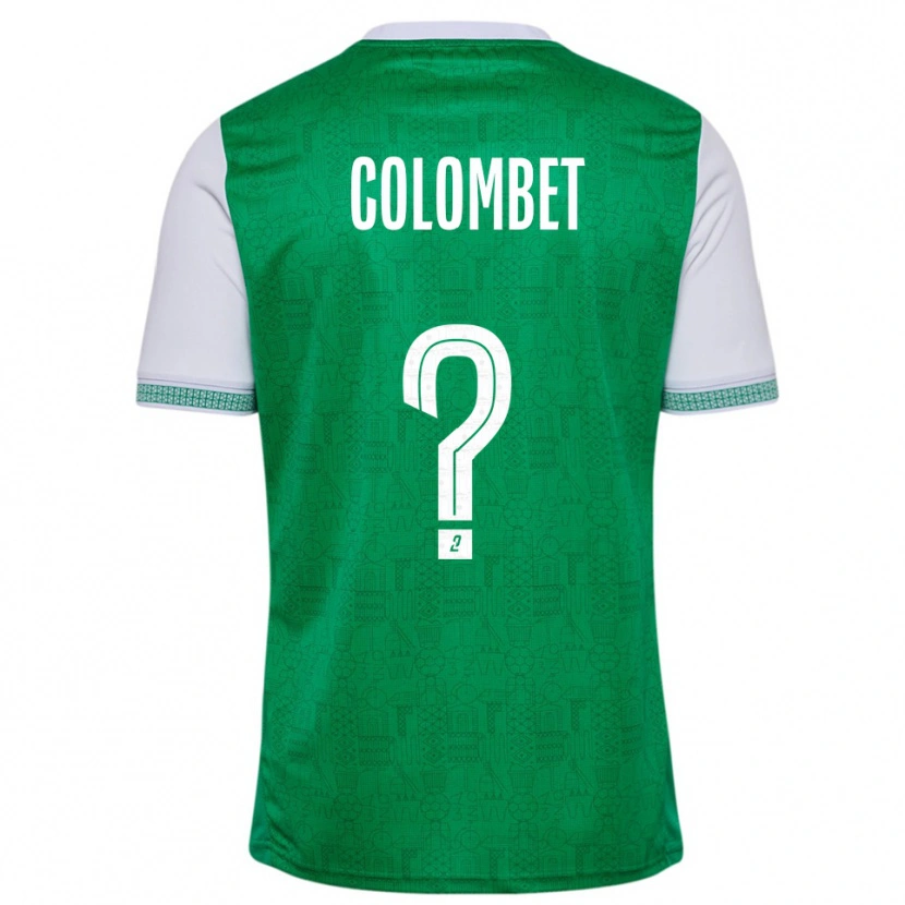 Danxen Kinder Alexis Colombet #0 Grün Weiß Heimtrikot Trikot 2025/26 T-Shirt Österreich