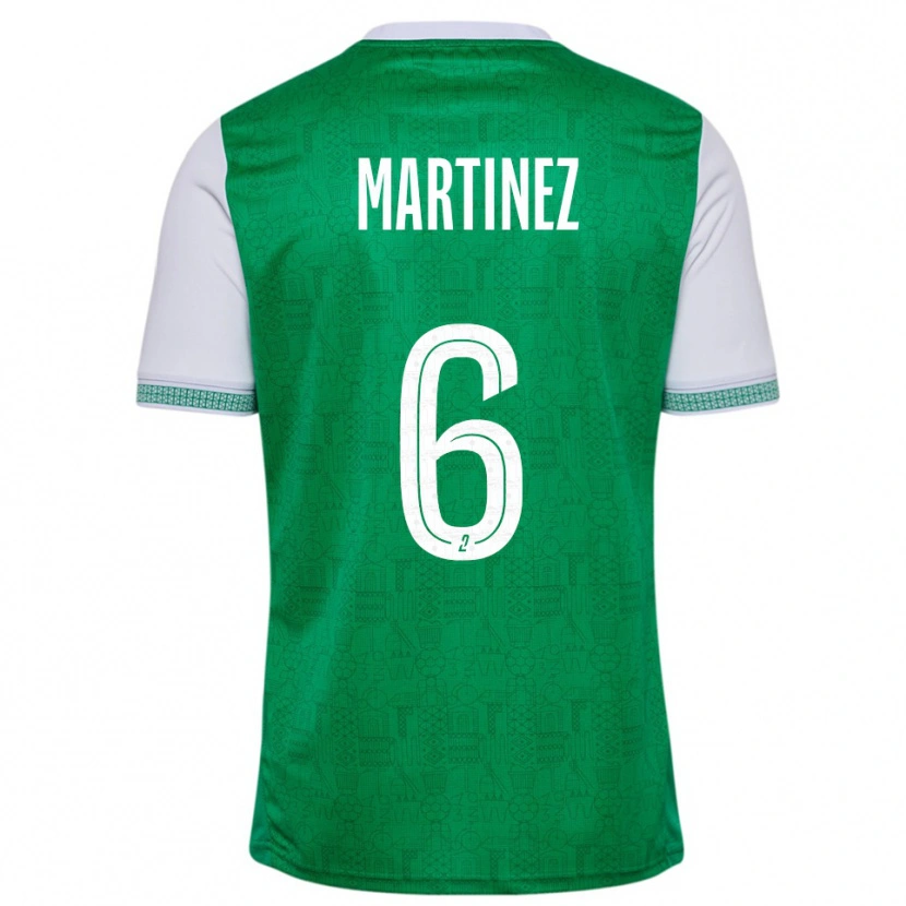 Danxen Kinder Lisa Martinez #6 Grün Weiß Heimtrikot Trikot 2025/26 T-Shirt Österreich