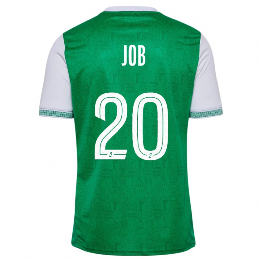 Danxen Kinder Taëryne Job #20 Grün Weiß Heimtrikot Trikot 2025/26 T-Shirt Österreich