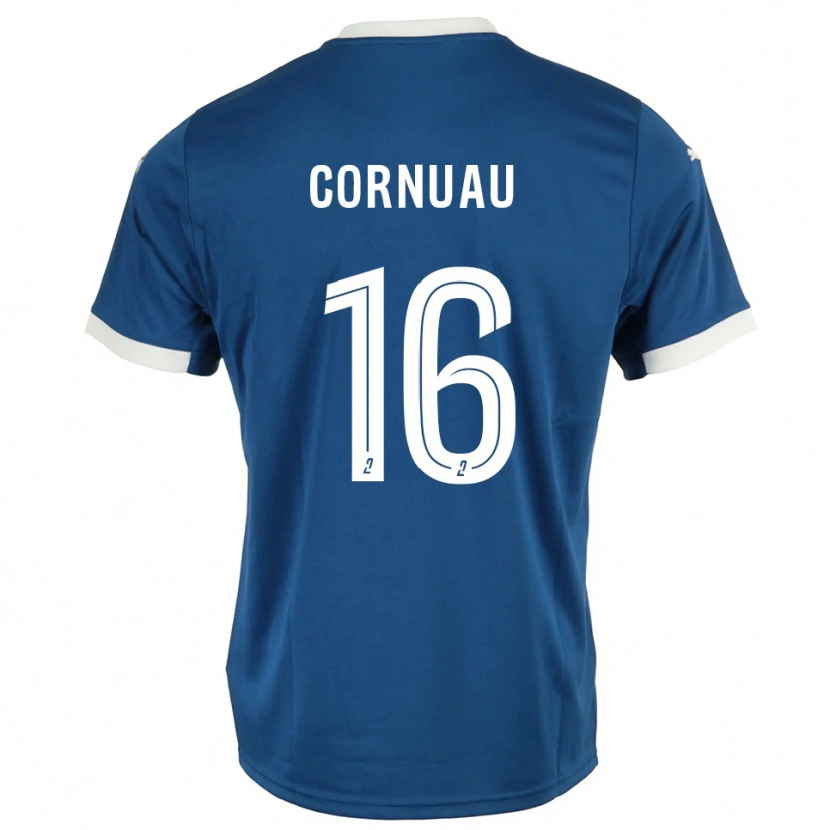 Danxen Kinder Nino Cornuau #16 Blau Weiß Heimtrikot Trikot 2025/26 T-Shirt Österreich
