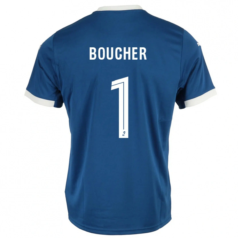 Danxen Kinder Zacharie Boucher #1 Blau Weiß Heimtrikot Trikot 2025/26 T-Shirt Österreich
