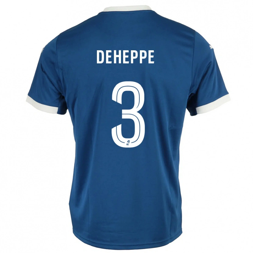 Danxen Kinder Nathan Deheppe #3 Blau Weiß Heimtrikot Trikot 2025/26 T-Shirt Österreich