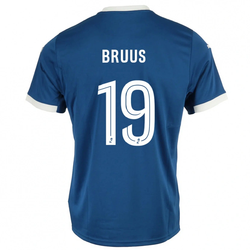Danxen Kinder Andreas Bruus #19 Blau Weiß Heimtrikot Trikot 2025/26 T-Shirt Österreich