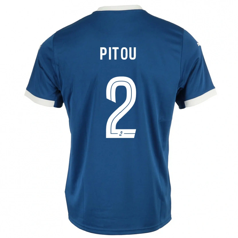 Danxen Kinder Ryan Pitou #2 Blau Weiß Heimtrikot Trikot 2025/26 T-Shirt Österreich