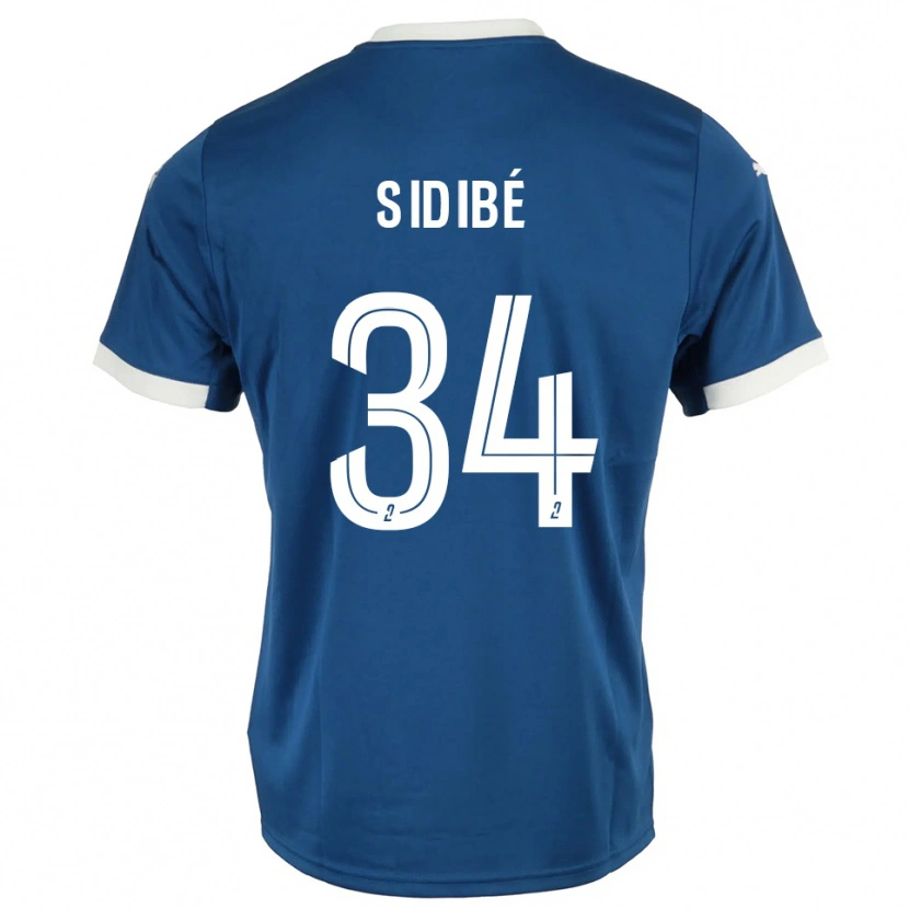 Danxen Kinder Aly Sidibé #34 Blau Weiß Heimtrikot Trikot 2025/26 T-Shirt Österreich