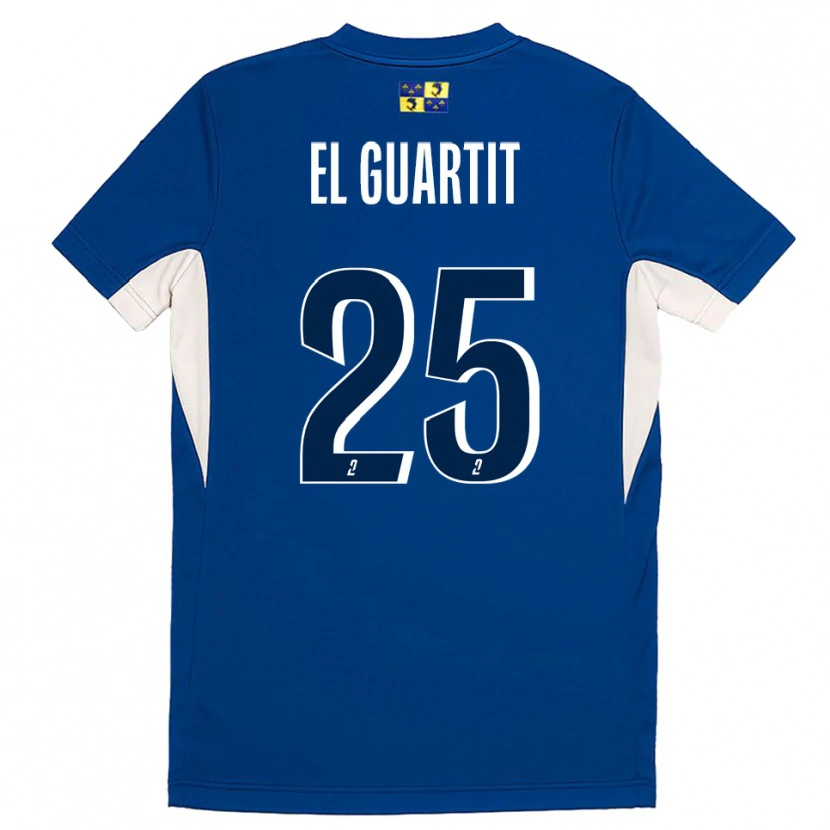 Danxen Kinder Yassine El Guartit #25 Blau Marine Heimtrikot Trikot 2025/26 T-Shirt Österreich