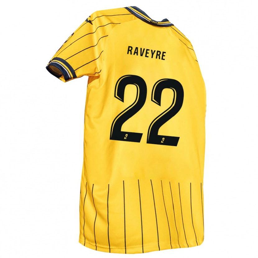 Danxen Kinder Noah Raveyre #22 Gelb Marine Heimtrikot Trikot 2025/26 T-Shirt Österreich