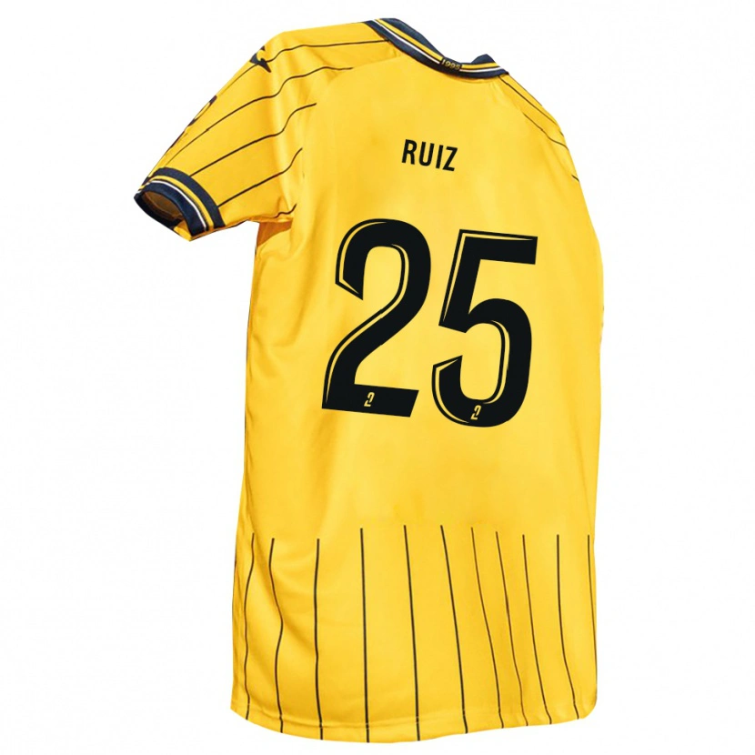 Danxen Kinder Jean Ruiz #25 Gelb Marine Heimtrikot Trikot 2025/26 T-Shirt Österreich