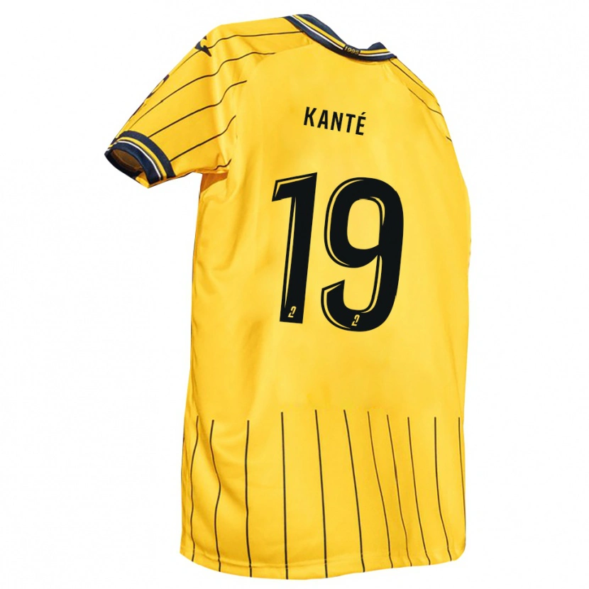 Danxen Kinder Ousmane Kanté #19 Gelb Marine Heimtrikot Trikot 2025/26 T-Shirt Österreich