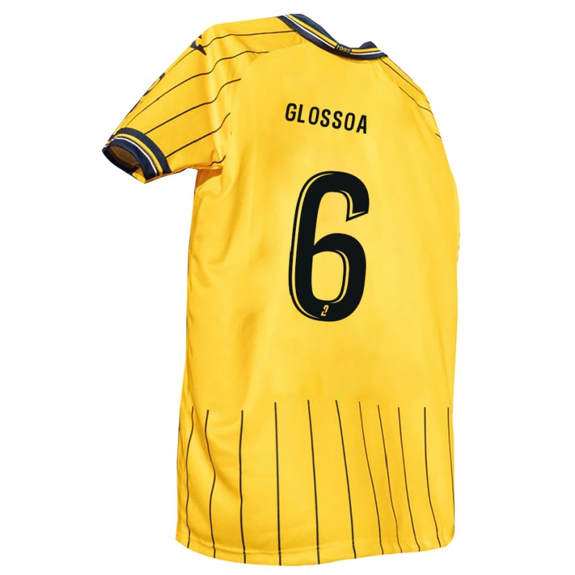 Danxen Kinder Neil Glossoa #6 Gelb Marine Heimtrikot Trikot 2025/26 T-Shirt Österreich