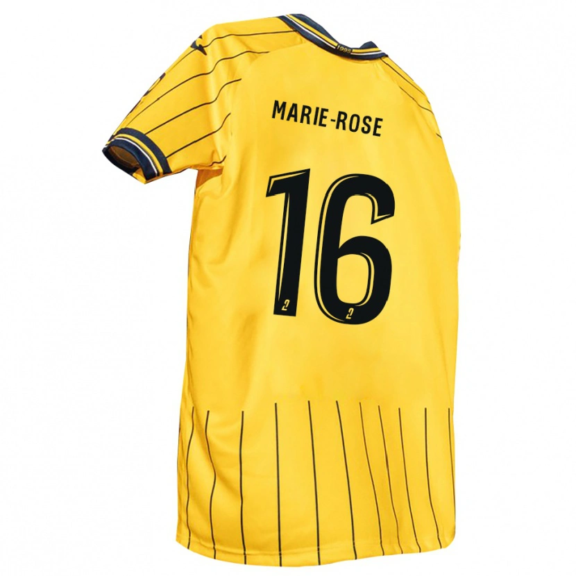 Danxen Kinder Ilan Marie-Rose #16 Gelb Marine Heimtrikot Trikot 2025/26 T-Shirt Österreich
