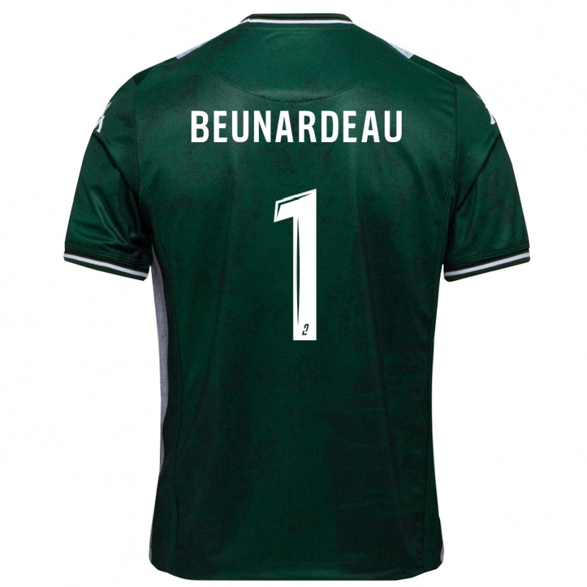 Danxen Kinder Quentin Beunardeau #1 Grün Weiß Heimtrikot Trikot 2025/26 T-Shirt Österreich