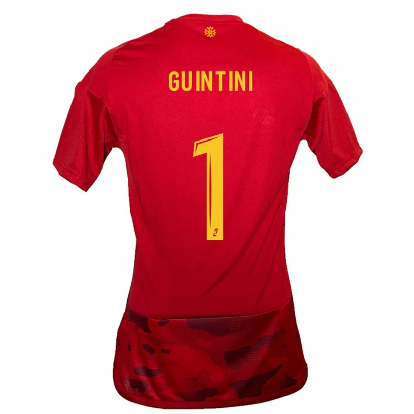 Danxen Kinder Loryan Guintini #1 Rot Gelb Heimtrikot Trikot 2025/26 T-Shirt Österreich