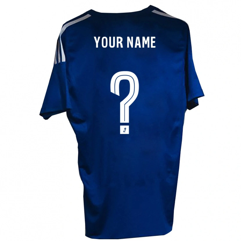 Danxen Kinder Ihren Namen #0 Blau Weiß Heimtrikot Trikot 2025/26 T-Shirt Österreich