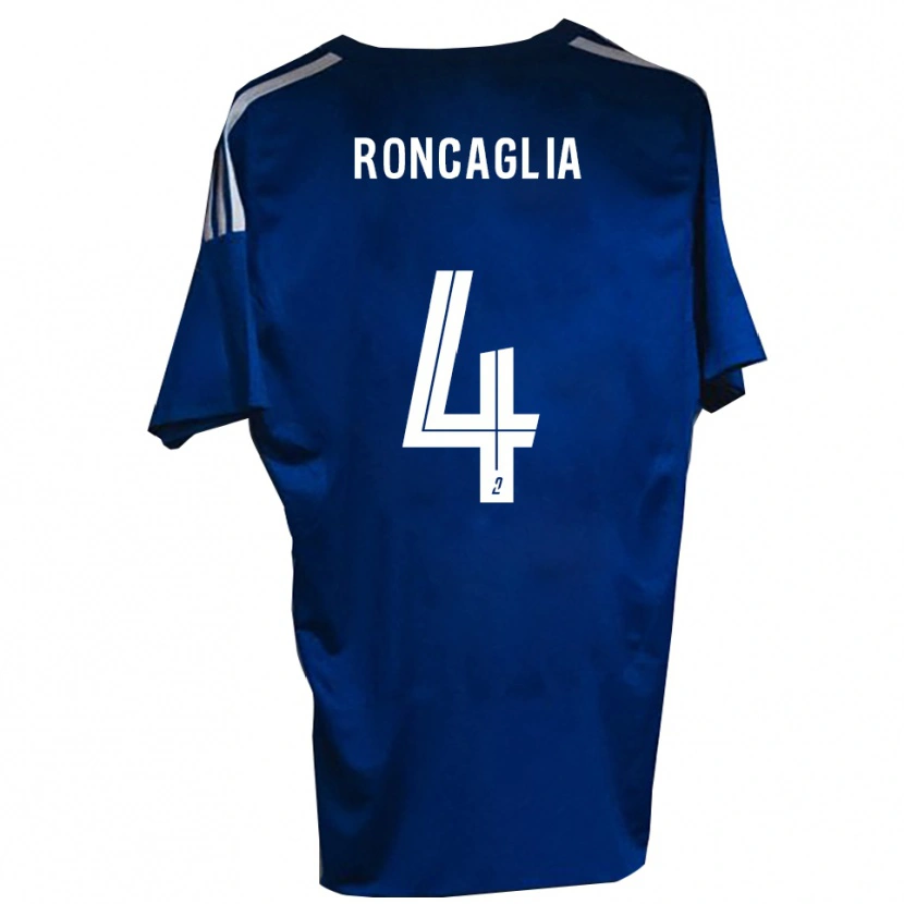 Danxen Kinder Anthony Roncaglia #4 Blau Weiß Heimtrikot Trikot 2025/26 T-Shirt Österreich