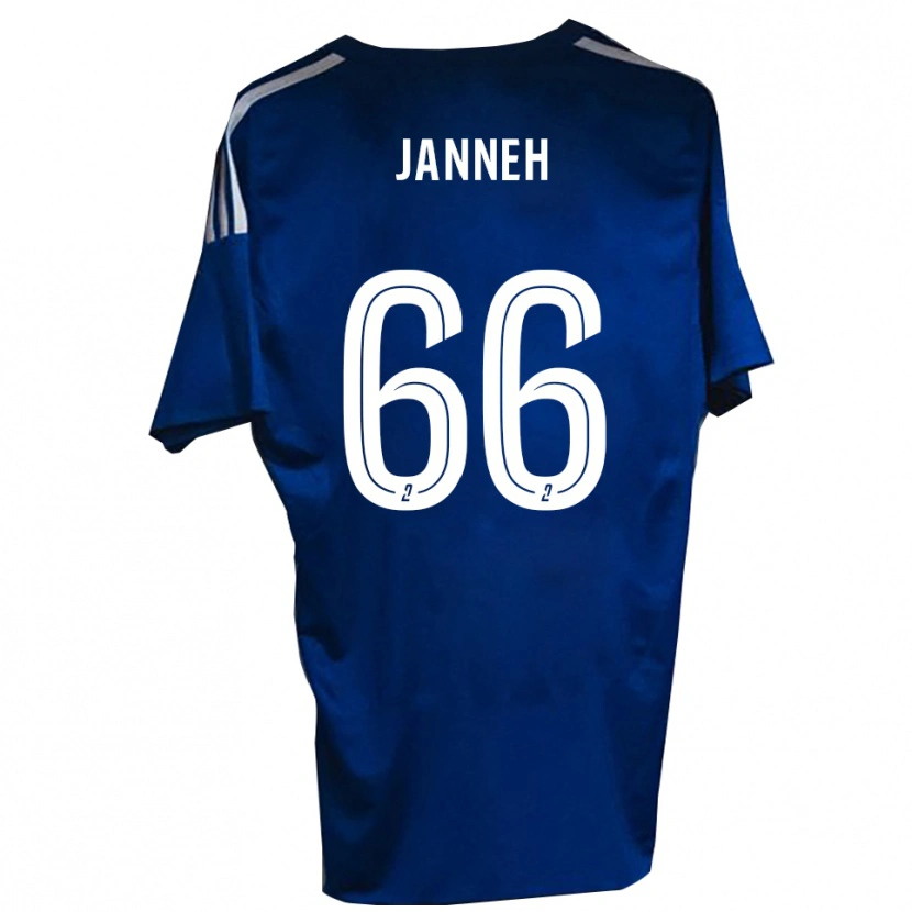 Danxen Kinder Jocelyn Janneh #66 Blau Weiß Heimtrikot Trikot 2025/26 T-Shirt Österreich