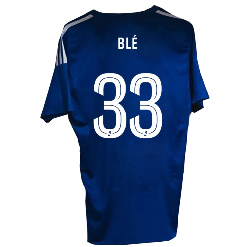 Danxen Kinder Maxime Blé #33 Blau Weiß Heimtrikot Trikot 2025/26 T-Shirt Österreich