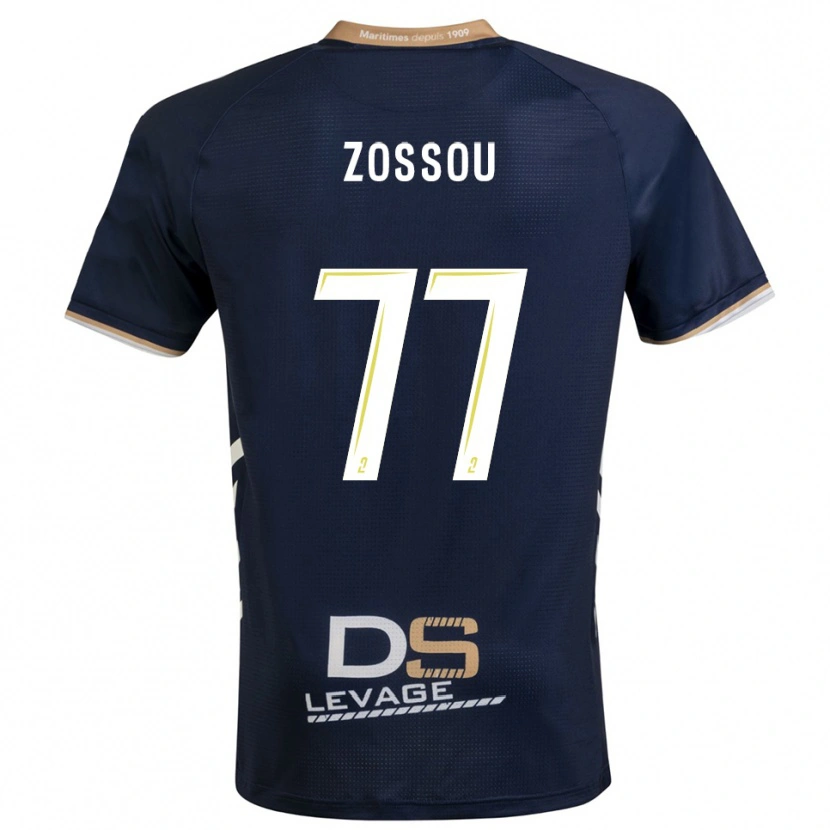 Danxen Kinder Aristide Zossou #77 Marine Gold Heimtrikot Trikot 2025/26 T-Shirt Österreich