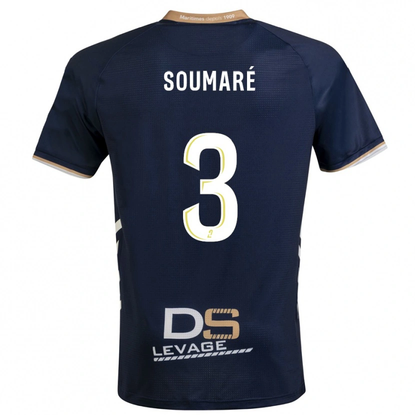 Danxen Kinder Amadou Soumaré #3 Marine Gold Heimtrikot Trikot 2025/26 T-Shirt Österreich