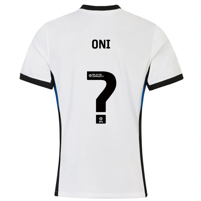 Danxen Kinder Ifeoluwa Oni #0 Weiß Blau Auswärtstrikot Trikot 2025/26 T-Shirt Österreich