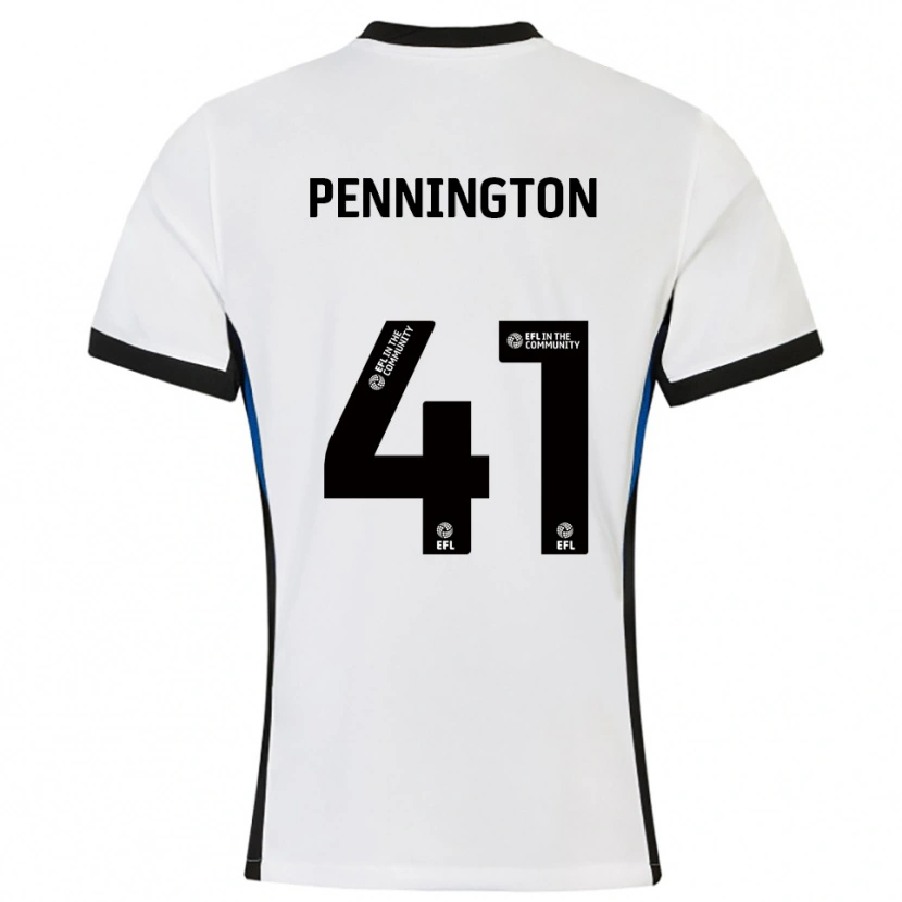 Danxen Kinder Cody Pennington #41 Weiß Blau Auswärtstrikot Trikot 2025/26 T-Shirt Österreich