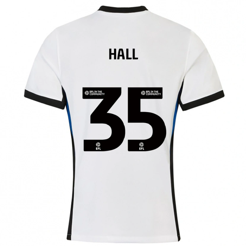 Danxen Kinder George Hall #35 Weiß Blau Auswärtstrikot Trikot 2025/26 T-Shirt Österreich
