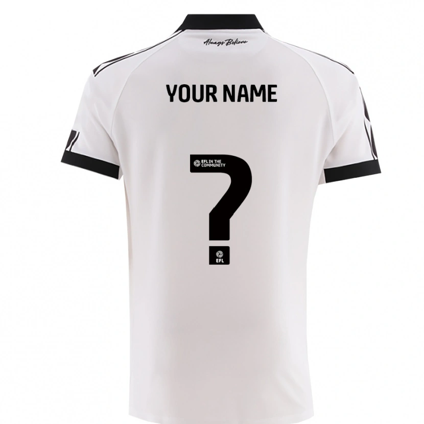 Danxen Kinder Ihren Namen #0 Weiß Schwarz Auswärtstrikot Trikot 2025/26 T-Shirt Österreich