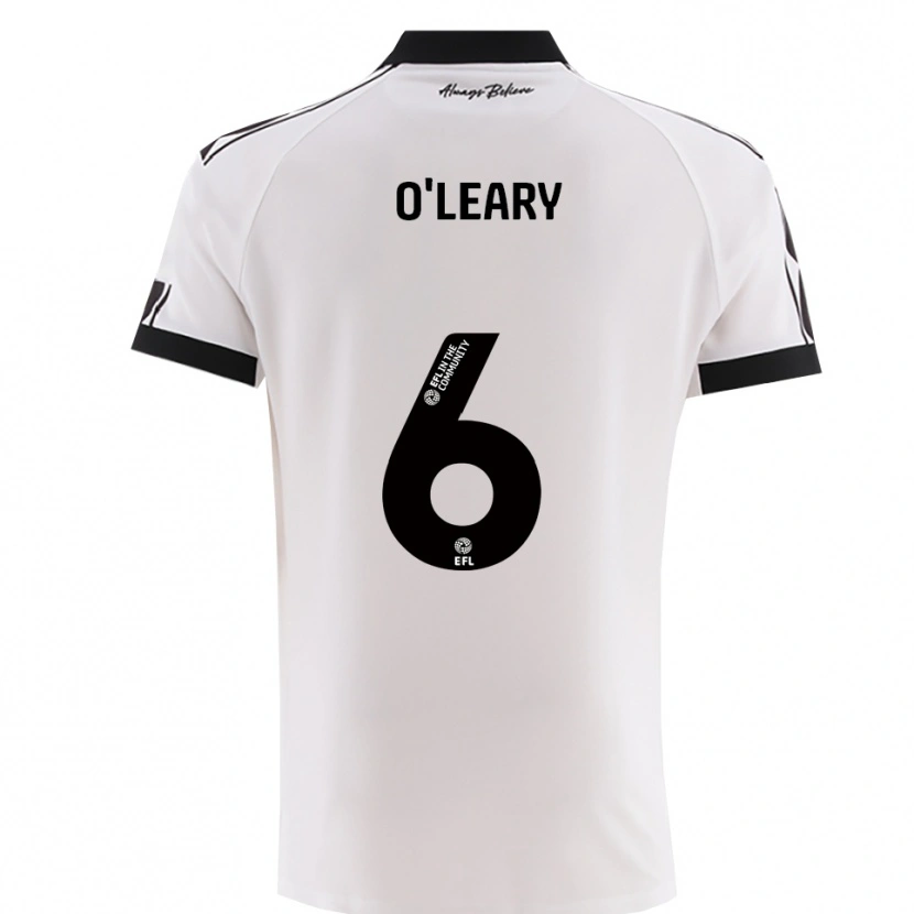 Danxen Kinder Lia O'leary #6 Weiß Schwarz Auswärtstrikot Trikot 2025/26 T-Shirt Österreich
