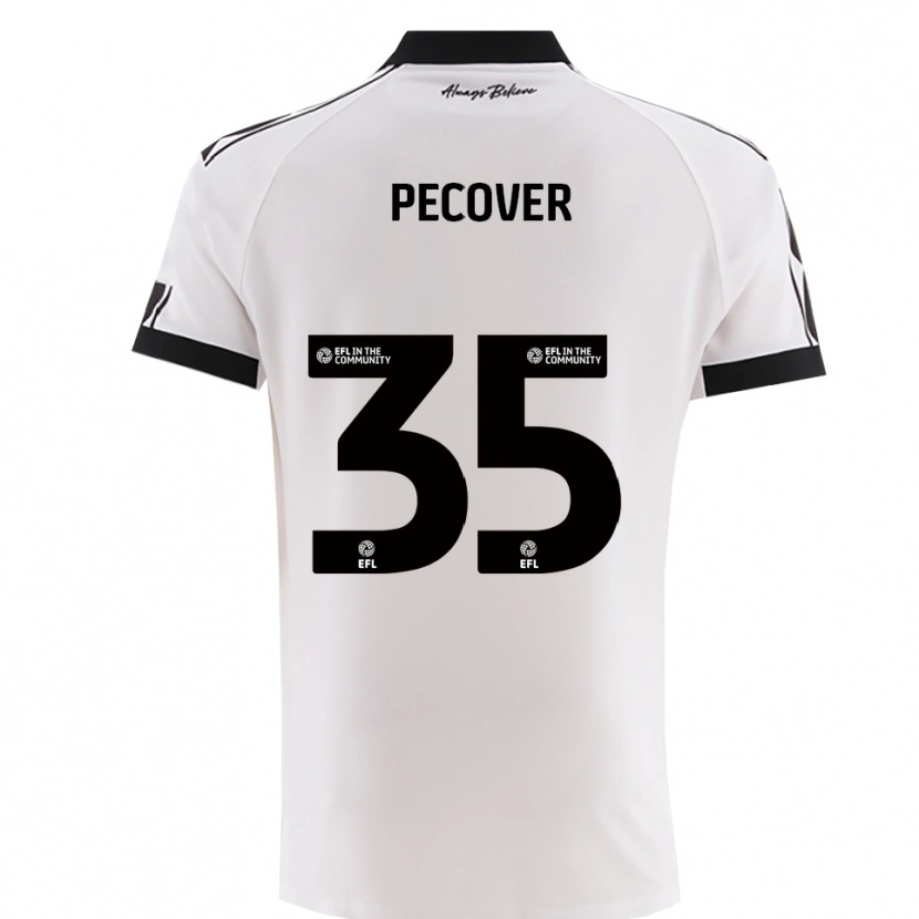 Danxen Kinder Leo Pecover #35 Weiß Schwarz Auswärtstrikot Trikot 2025/26 T-Shirt Österreich