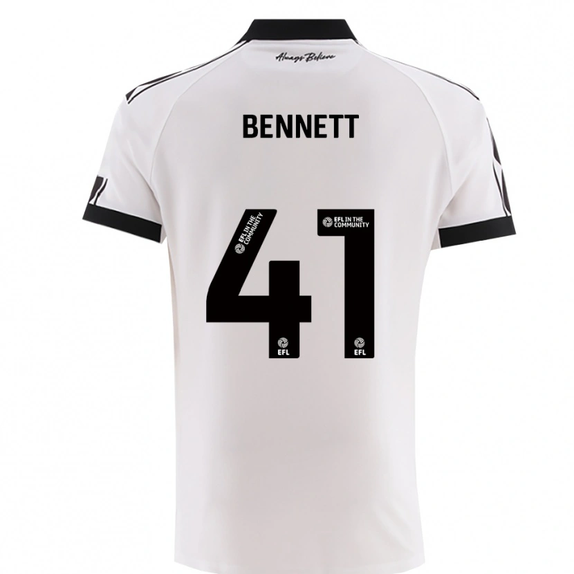 Danxen Kinder Harley Bennett #41 Weiß Schwarz Auswärtstrikot Trikot 2025/26 T-Shirt Österreich