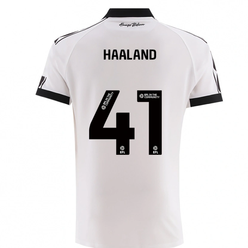Danxen Kinder Benedicte Haaland #41 Weiß Schwarz Auswärtstrikot Trikot 2025/26 T-Shirt Österreich